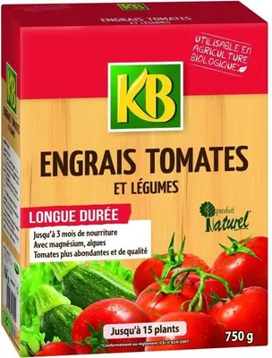 Immagine prodotto di Concime biologico per pomodori, 750 g, con magnesio e alghe marine, concime per pomodori e ortaggi, KB