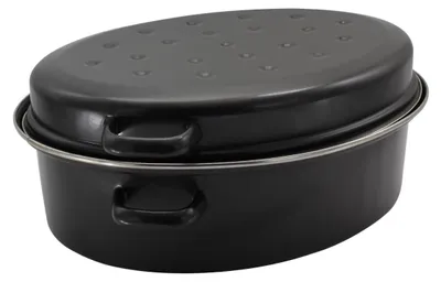 Produktbild von Gänsebräter 42 cm - mit Tropfenfänger und einfacher Reinigung