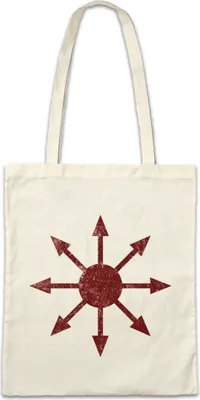Produktbild von Urban Backwoods Chaos Vintage Symbol I, Stofftasche, Farbe: Beige