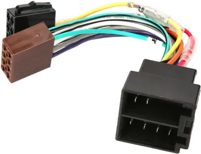 Produktbild von Audioproject A196 - Autoradio Radioadapter Universal kompatibel VW Opel Mercedes Renault Klemme 15 + 30 steckbar Verlängerung ISO Stecker