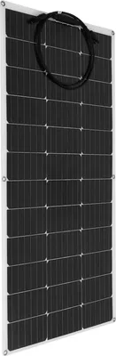 Produktbild von 100 W 18 V flexibles Solarpanel, monokristallines biegbares Modul für 12 V Batterie, Wohnmobil, Camping, Wohnwagen, Gartenhaus