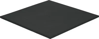 Produktbild von Bodenschutzmatte Sportboden aus Gummi 100x100x2 cm schwarz