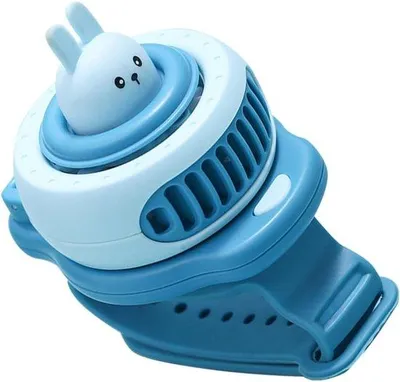 Image de Mini ventilateur de poche avec sangle - Alimentation par USB - Idéal pour le camping, les voyages, le bureau et les activités en extérieur