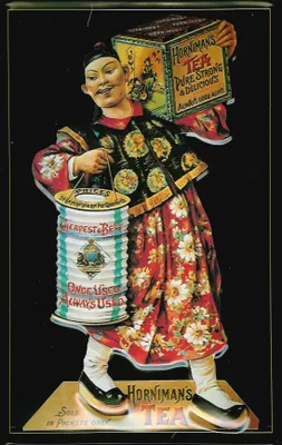 Produktbild von Blechschild Horniman Tea Tee Laterne Schild Reklameschild Nostalgieschild