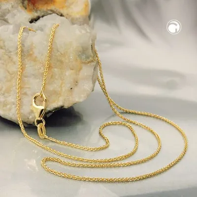 Produktbild von Kette 1,1mm Zopfkette 9Kt GOLD 45cm