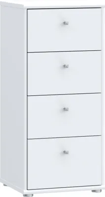 Produktbild von Weiße Kommode TEMPRA 2 mit 4 Schubladen