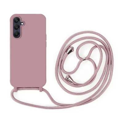 Produktbild von Handykette für Samsung Hanyhülle mit Band Hülle mit Kodel Smartphone Halskette Galaxy A25 Rosa