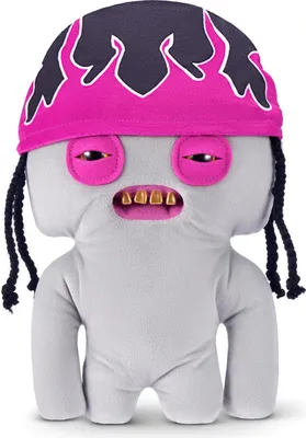 Produktbild von ZURU Fuggler Fugg Life 22 cm Plüschtier SQUIDGE Lustiges hässliches Monster Kuscheltier mit menschenähnlichen Zähnen