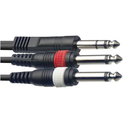 Produktbild von Stagg YC-01/2P1PSH Audiokabel - 2 x Monoklinke / 1 x Stereoklinke