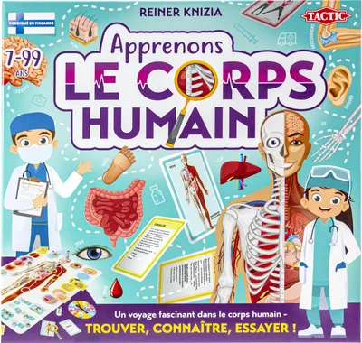 Image de Jeu Educatif Corps Humain, TACTIC, 2 Joueurs et Plus, Dès 7 Ans