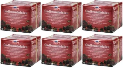 Produktbild von 6x250 GR Gudbrandsdalen Norwegischer Molkenkaese aus Ziegenmilch und Kuhsahne