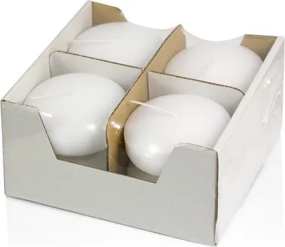 Produktbild von Schwimmkerzen Weiß Ø 8 cm, 8 Stück