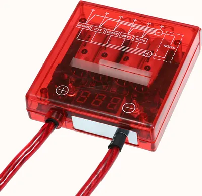 Zdjęcie produktu dla Samochodowy cyfrowy stabilizator napięcia Uniwersalny elektryczny regulator napięcia 12 V Prostownik z przewodami uziemiającymi i zestawem elementów montażowych