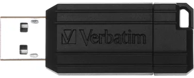 Obrázek produktu pro Verbatim PinStripe, 16 GB, USB Typ-A, 3.2 Gen 1 (3.1 Gen 1), Kluzné, 7 g, Černá