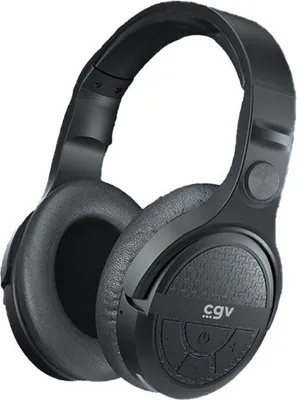 Image de Casque tv sans fil noir - Cgv - HARMONYTV -