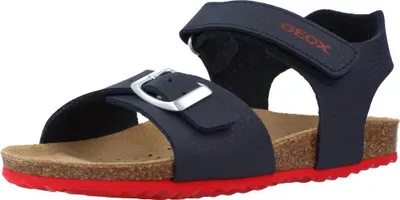 Produktbild von GEOX Sandalen GHITA, Glattleder, Blau, Kinder