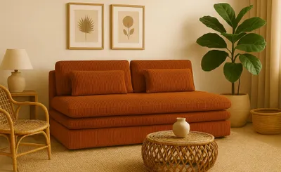 Produktbild von Kaiser Möbel Schlafsofa mit bettkasten OLIA, stoff Poso, Kupfer