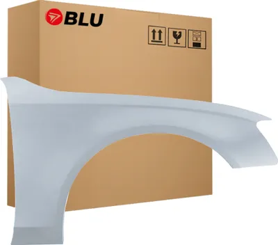 Immagine prodotto di BLU Parafango compatibile con Audi A4 B8 S4 LX7W Destra Silber EisSilber | 2007-2011 | Anteriore | Verniciato | Pronto per il montaggio | Acciaio