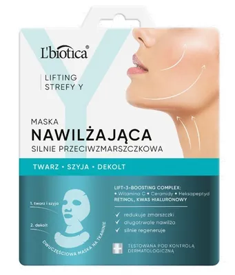 Produktbild von LBIOTICA LIFTING Y ZONE Anti-Falten-Gesichtsmaske 1 Stück