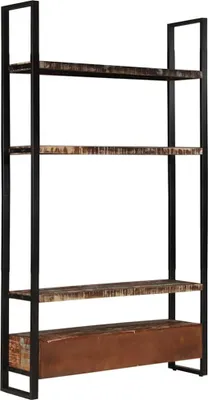 Obrázok produktu pre vidaXL Regál na knihy 118x30x200 cm Masívne regenerované drevo