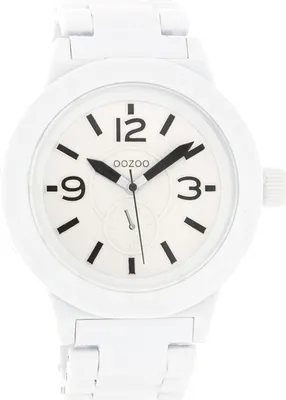 Produktbild von Oozoo Damen-Herren armband Uhr Vintage Series weiß Analog Quarzuhr UOC4116A