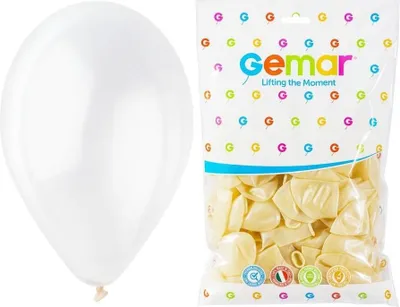 Produktbild von G90 Pastellballons 10 - transparent 00/ 100 Stk.