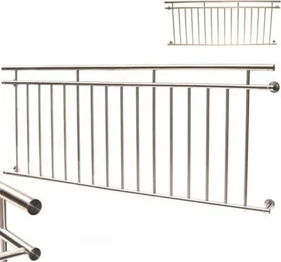 Produktbild von Balkongeländer Fenster Geländer Edelstahl Französischer Balkon Gitter 57223 VA