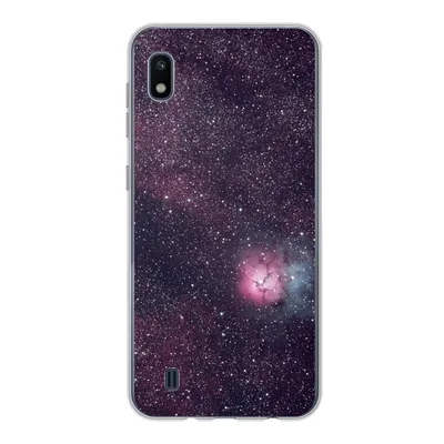 Produktbild von MuchoWow® Handyhülle Schutzhülle Hülle für Samsung Galaxy A10 Universum - Sterne - Rosa - Jungen - Mädchen - Kinder Silikon Softcase Handy Hülle - Schutzhülle