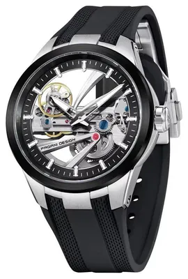Produktbild von Herrenuhr Pagani Design Xeric, Mechanisch, Silikonarmband, Skelett, Schwarz / Silber