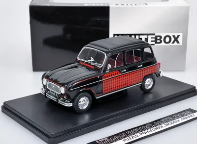 Obrázek produktu pro Renault 4L Parisienne (1964) Černá/dekor Whitebox 1:24