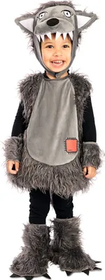 Wolf Kostüm Wolfi Halloween für Kinder von Vorne