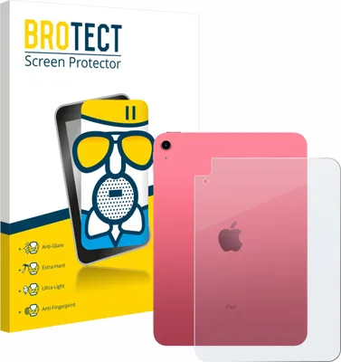 Produktbild von BROTECT Entspiegelungs Schutzglas für Apple iPad A16 11" WiFi 2025 (Rückseite, 11. Gen.) Schutzfolie Panzer Folie Glas Display Schutz matt