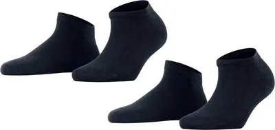 Produktbild von 2er Pack FALKE Happy Sneakersocken Damen dark navy 35-38