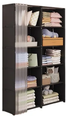 Image de Armoire en acier avec 6 étagères pour le rangement