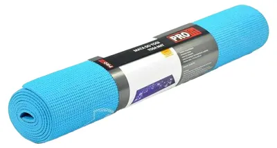 Image de ProFit - Tapis de yoga, fleurs PP8485 (taille unique) (bleu)