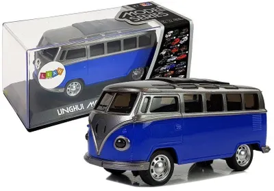 Obrázok produktu pre Autobus Resorak s pohonem na batériu, svetlá a zvuky, modrej farby