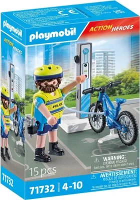 Immagine prodotto di PLAYMOBIL PLAYMOBIL 71732 Pattuglia della polizia in bicicletta 71732