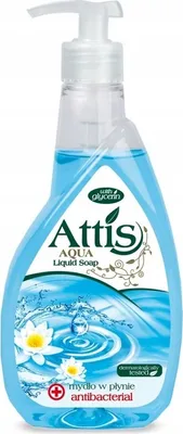 Zdjęcie produktu dla Attis  400 Ml  Aqua  Mydło W Płynie Antybakteryjne