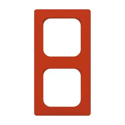 Image de BUSCH-JAEGER Cadre double rouge