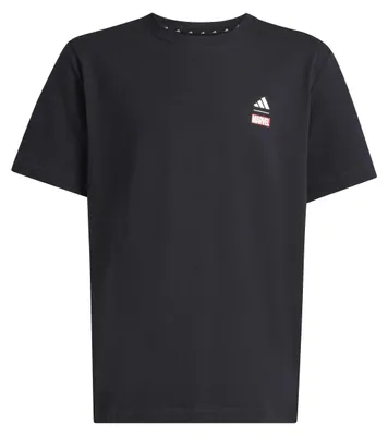 Productafbeelding van adidas Uni kinder T-shirt met Marvel Spider-Man print, zwart/off-white, maat 13-14 jaar