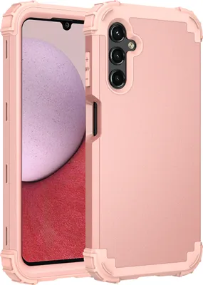 Immagine prodotto di Custodia per Samsung Galaxy A14 5G/4G Hybrid 3in1 PC e TPU antiurto, custodia resistente Oro rosa
