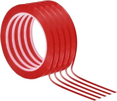 Obrázek produktu pro Samolepicí značkovací páska 3 mm, červená, pro bílé tabule, sada 5 ks