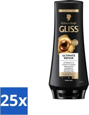Produktbild von Gliss - Hair Repair - Spülung für die ultimative Regeneration von geschädigtem Haar - 200 ml - Vorteilspack - 25 Stücke