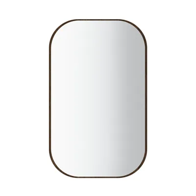 Produktbild von Spiegel OVARO II 110 × 68 cm – Rechteckiger Wandspiegel für Wohnzimmer, Flur, Schlafzimmer und Badezimmer – Eiche Dunin