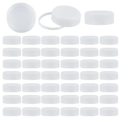 100 weiße Schraubverschlüsse, Kunststoff, 38 mm Innendurchmesser