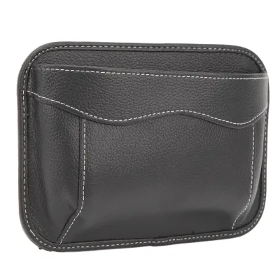 Imagen del producto de Organizador mini para el lateral del asiento del coche, organizador para rellenar el espacio entre los asientos del coche, bolsa de almacenamiento mini para el lateral del asiento del coche, bolsa de almacenamiento para tarjetas y teléfono en el lateral del asiento del coche, soporte para teléfono que se coloca en el espacio entre los asientos del coche, bolsillo para objetos que se coloca en el espacio lateral del asiento del coche