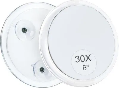 Zdjęcie produktu dla Podróżne lusterko powiększające do brwi 30x, 15 cm