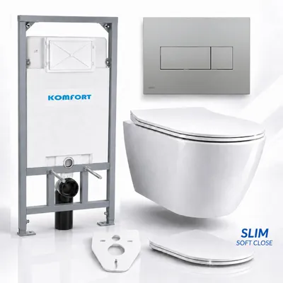 Produktbild von Alcadrain Vorwandelement WC-Schüssel Betätigungsplatte M372 Chrom | BADLAND ROLO, KI-generiertes Bild