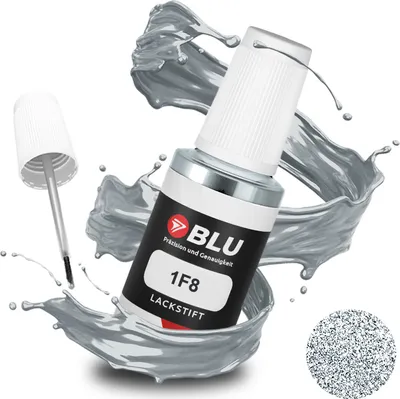 Produktbild von BLU Auto Lackstift Grau kompatibel für Toyota 1F8 Medium Silver Metallic | Auto Lack Reparatur Ausbesserungslack