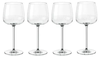 Zdjęcie produktu dla Villeroy & Boch Afina Rotweinglas, Set 4tlg. 227 mm klar Vorteilsset 2 Stück 1137218110 4003686436749